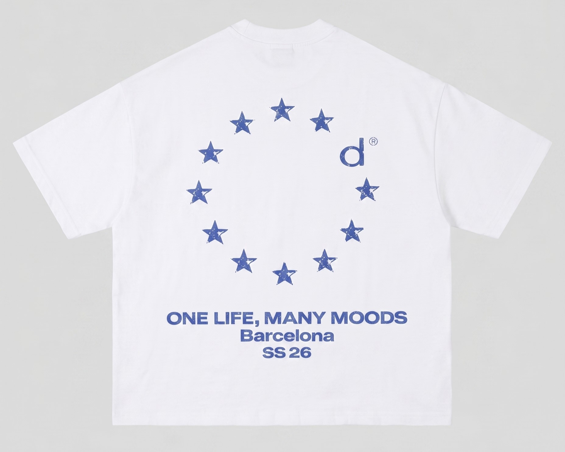 DIKONFIA — camiseta blanca, espalda